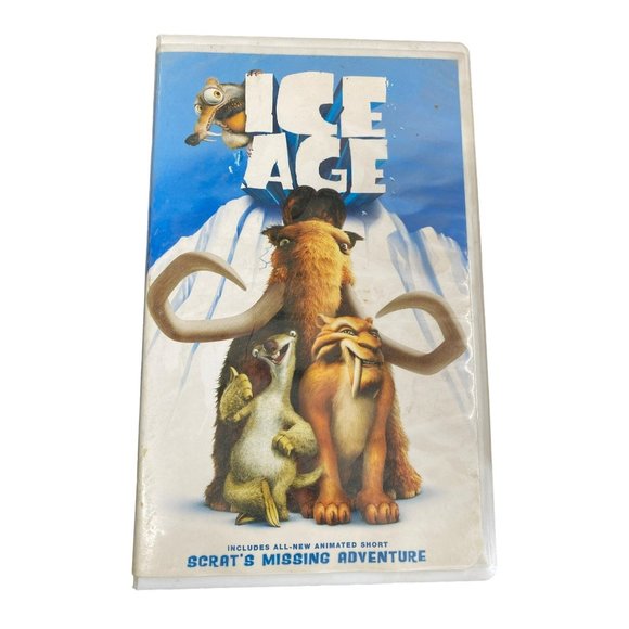 Vintage Ice Age VHS tape cartoon hard case - Picture 1 of 4